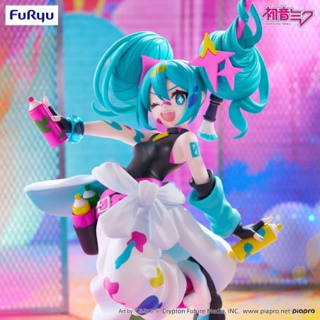 HATSUNE MIKU - Trio Try It Miku Paint Girl - Statuette 23cm 