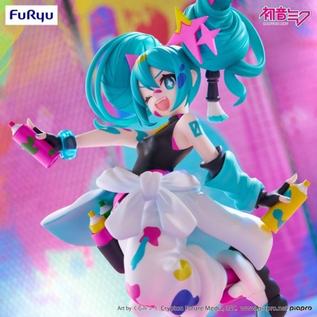 HATSUNE MIKU - Trio Try It Miku Paint Girl - Statuette 23cm 