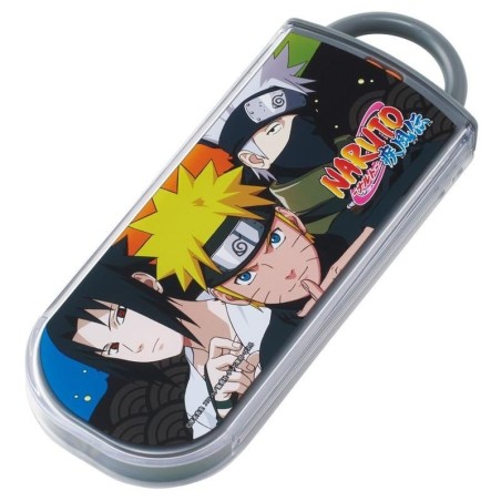 NARUTO - Equipe 7 - Set baguettes cuillère et fourchette 