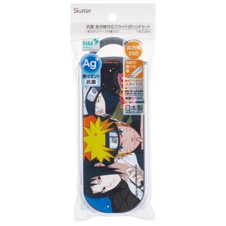 NARUTO - Equipe 7 - Set baguettes cuillère et fourchette 