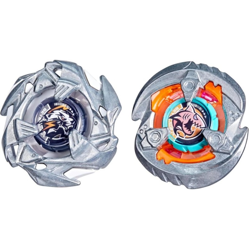 BEYBLADE X - Gill Shark 4-70O & Pearl Tiger 3-60U Dual Pack 