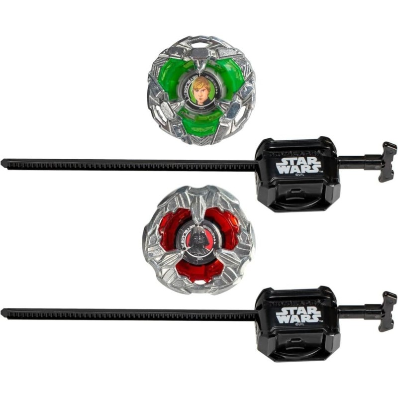 BEYBLADE X - Star Wars Luke 4-80B & Dark Vador 4-60P Dual Pack 