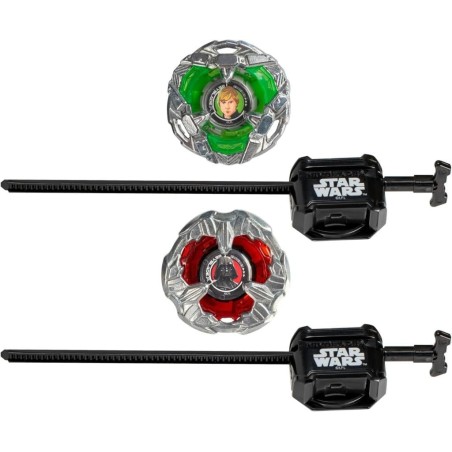 BEYBLADE X - Star Wars Luke 4-80B & Dark Vador 4-60P Dual Pack 
