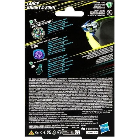BEYBLADE X - Lance Knight Defense 4-80HN Starter Pack 