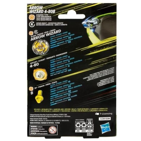 BEYBLADE X - Arrow Wizard 4-80B Starter Pack 
