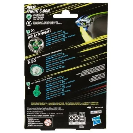 BEYBLADE X - Helm Knight 3-80N Starter Pack 