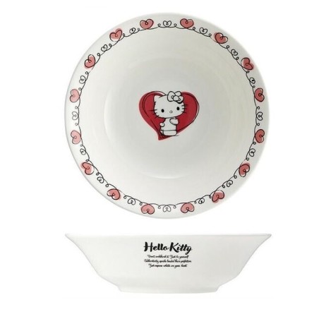 HELLO KITTY - Hello Kitty - Assiette Creuse "Bone China" 16.7x4.5cm 