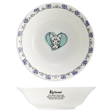 HELLO KITTY - Kuromi - Assiette Creuse "Bone China" 16.7x4.5cm 
