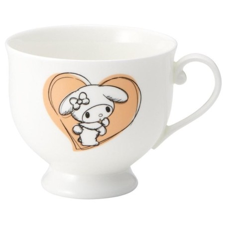 HELLO KITTY - My Melody - Cup and saucer "Bone China" 240ml 