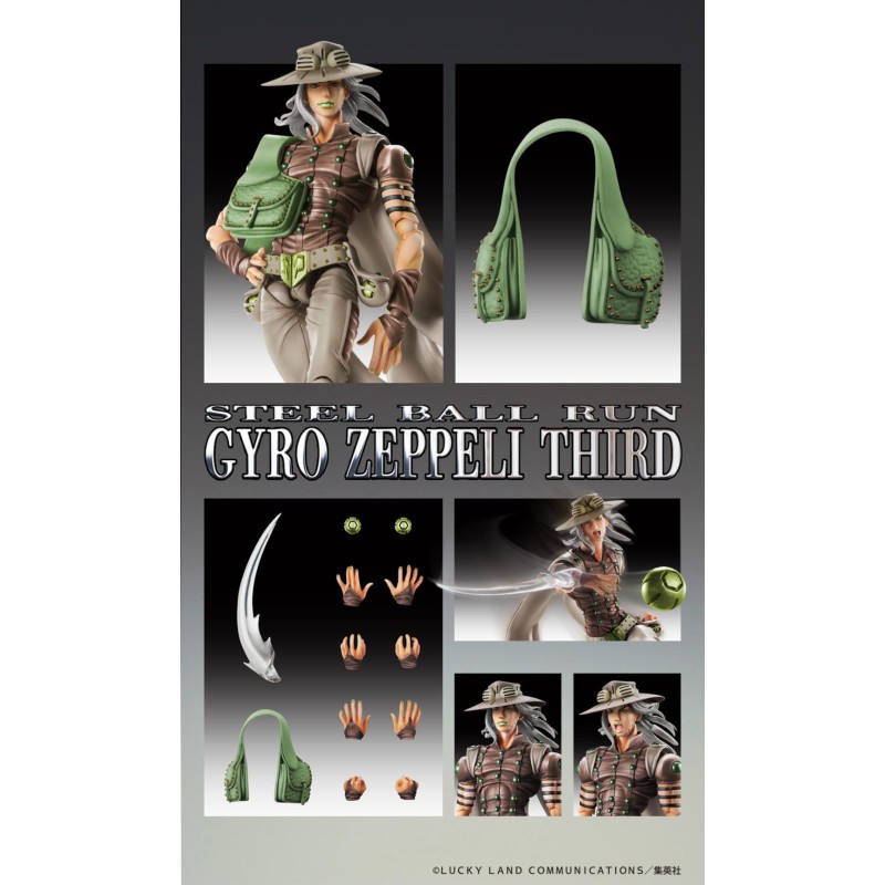 JOJO PART 7 - Gyro Zeppeli Third - Figurine Chozokado 16cm 