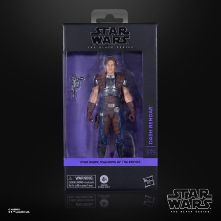STAR WARS SHADOWS OF THE EMPIRE - Dash Rendar - Fig. Black Series 15cm 