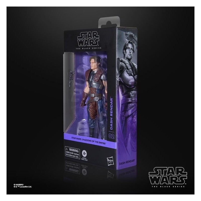 STAR WARS SHADOWS OF THE EMPIRE - Dash Rendar - Fig. Black Series 15cm 