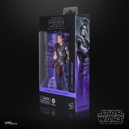 STAR WARS SHADOWS OF THE EMPIRE - Dash Rendar - Fig. Black Series 15cm 