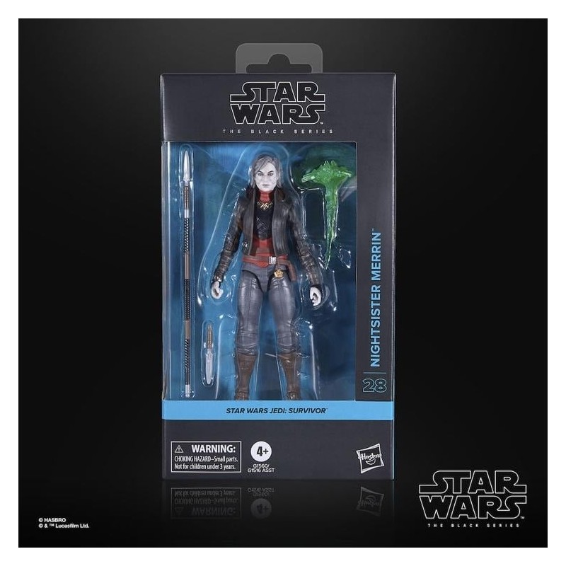STAR WARS JEDI SURVIVOR - Nightsister Merrin - Fig. Black Series 15cm 