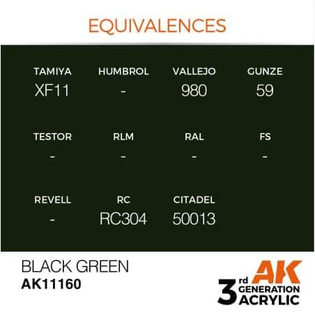 Black Green 17ml
