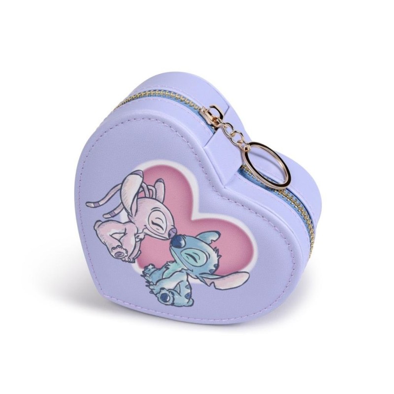 STITCH & ANGEL - Boîte à Bijoux Coeur avec Tirette 