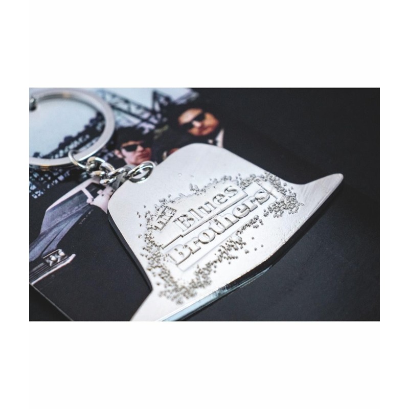 BLUES BROTHERS - Porte-clé en métal 7.5x0.5x17.5cm 