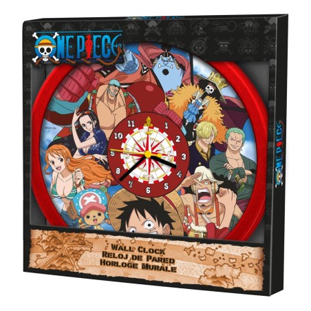 ONE PIECE - Horloge Murale 25x25cm 