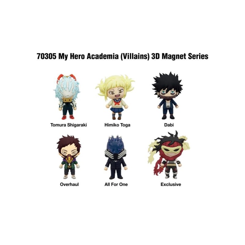 MHA - Serie 1 - 3D Foam Magnets in blind bags (Display 12 Pcs) 