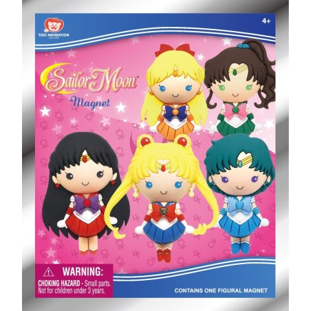 SAILOR MOON - Serie 1 - 3D Foam Magnets in blind bags (Display 12 Pcs) 