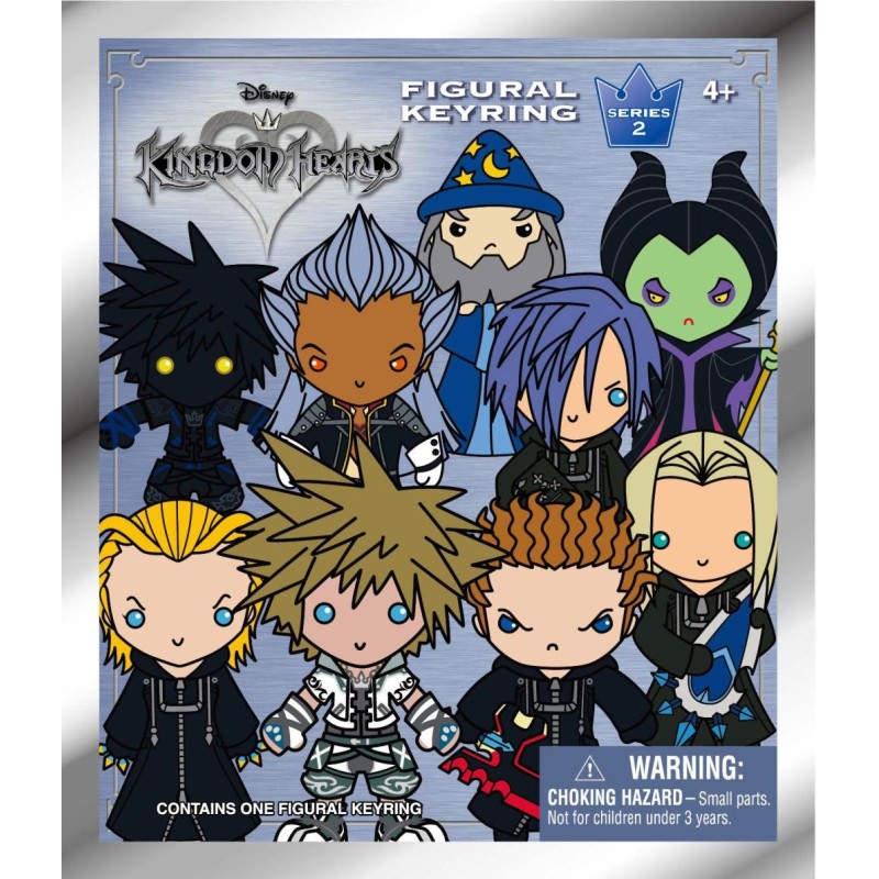 DISNEY KINGDOM HEARTS - Series 2 - 3D Foam Bag Clip (Display 24 Pcs) 