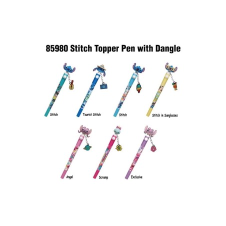 LILO & STITCH - Stylo rotatif 3D Head Topper (Display de 16 pieces) 