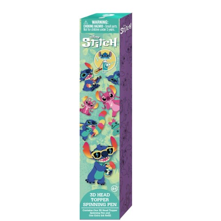 LILO & STITCH - Stylo rotatif 3D Head Topper (Display de 16 pieces) 