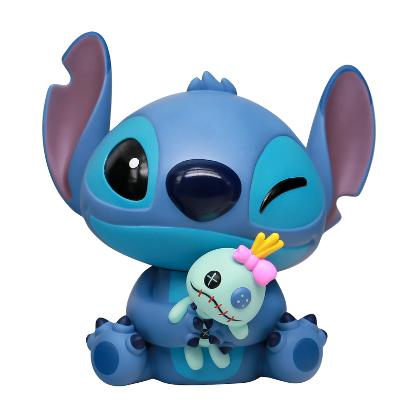 DISNEY - Stitch & Scrump - Tirelire 18cm dans boîte en acétane 
