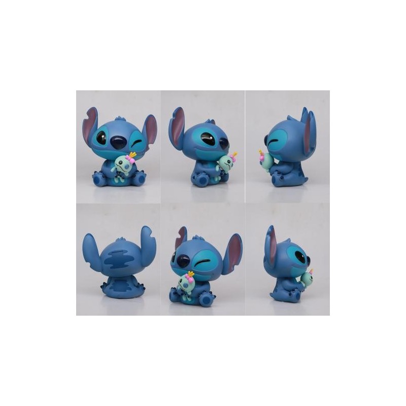 DISNEY - Stitch & Scrump - Tirelire 18cm dans boîte en acétane 