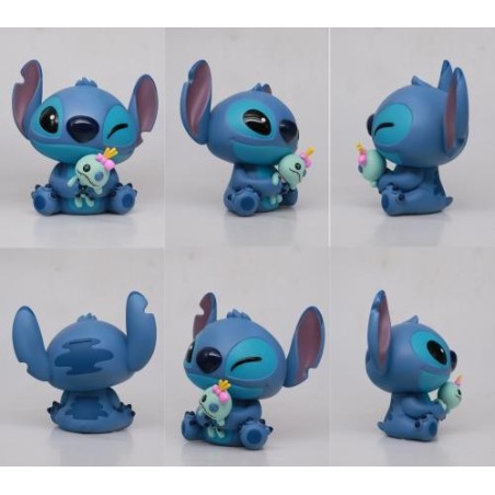 DISNEY - Stitch & Scrump - Tirelire 18cm dans boîte en acétane 