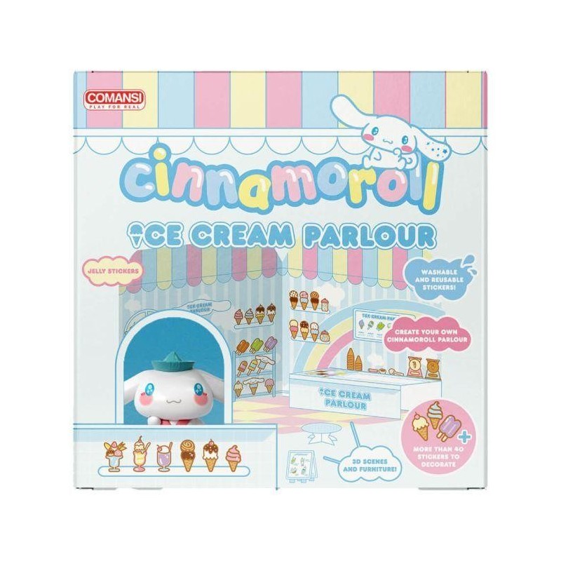 HELLO KITTY - Cinnamoroll 6cm Sticker House Ice Cream Parlour 