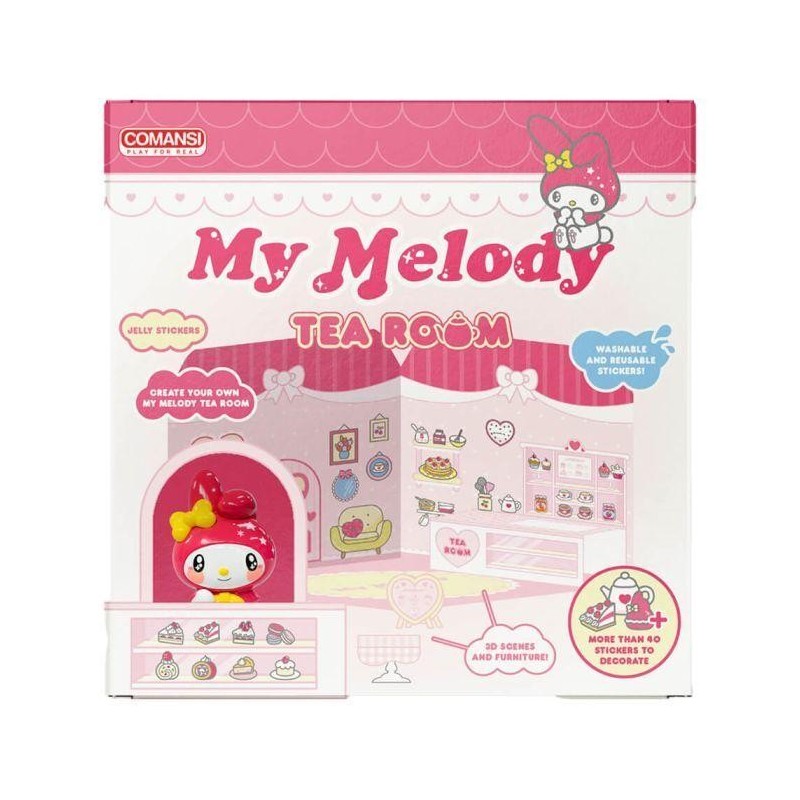 HELLO KITTY - Melody 6cm Sticker House Tea Room 