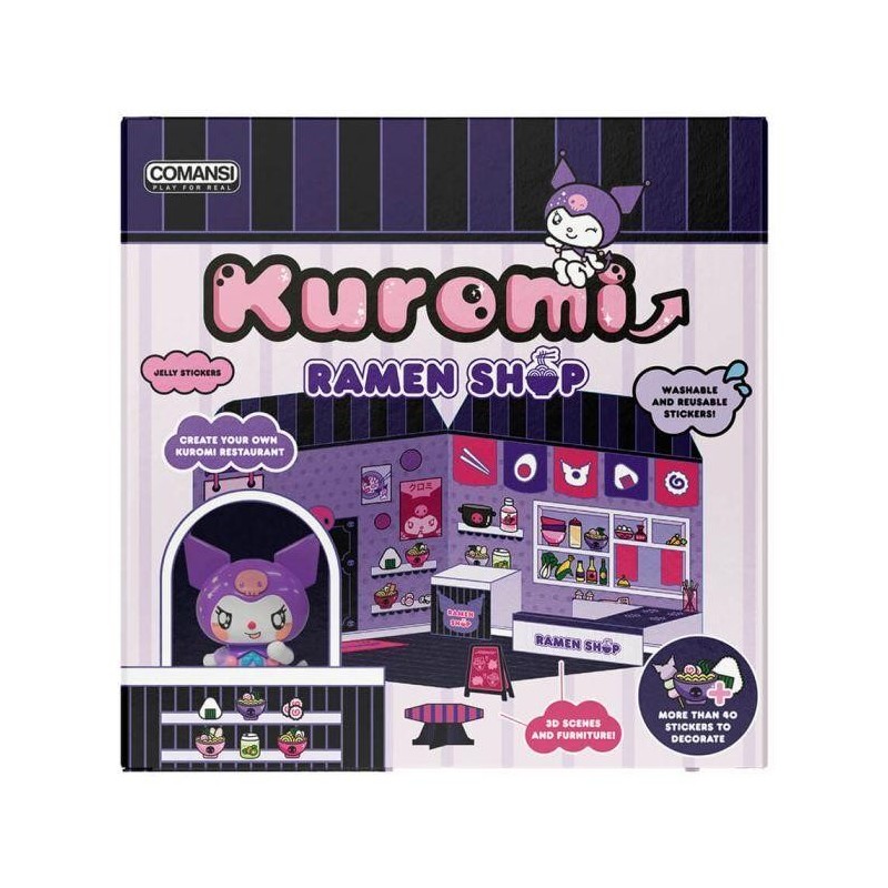 HELLO KITTY - Kuromi 6cm Sticker House Ramen Restaurant 