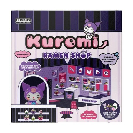 HELLO KITTY - Kuromi 6cm Sticker House Ramen Restaurant 
