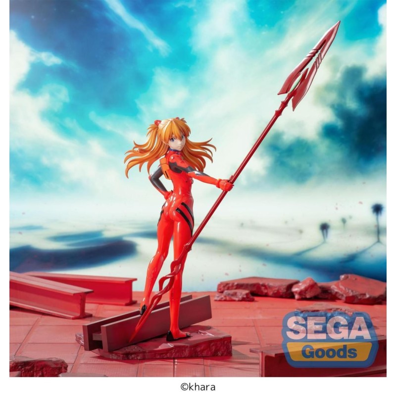 EVANGELION - Asuka X Spear of Cassius - Figurine Luminasta 20cm 