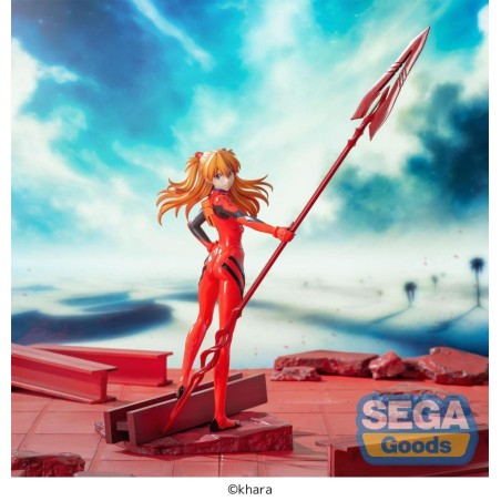 EVANGELION - Asuka X Spear of Cassius - Figurine Luminasta 20cm 