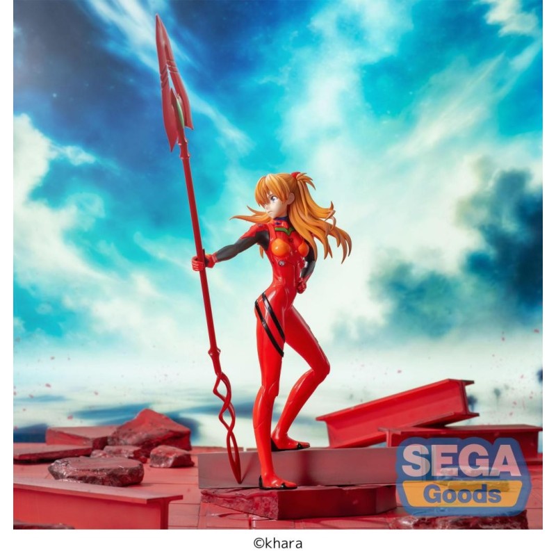 EVANGELION - Asuka X Spear of Cassius - Figurine Luminasta 20cm 