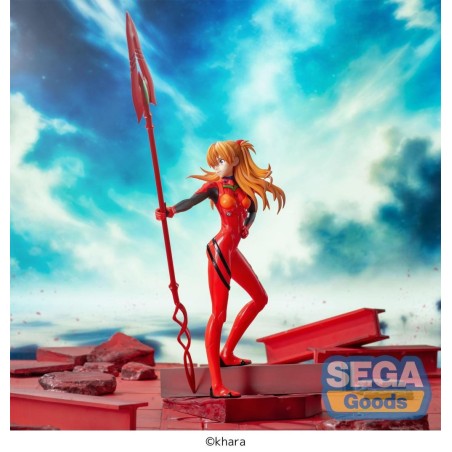 EVANGELION - Asuka X Spear of Cassius - Figurine Luminasta 20cm 