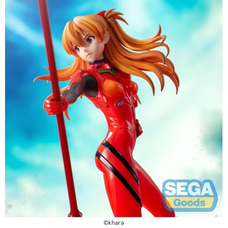 EVANGELION - Asuka X Spear of Cassius - Figurine Luminasta 20cm 