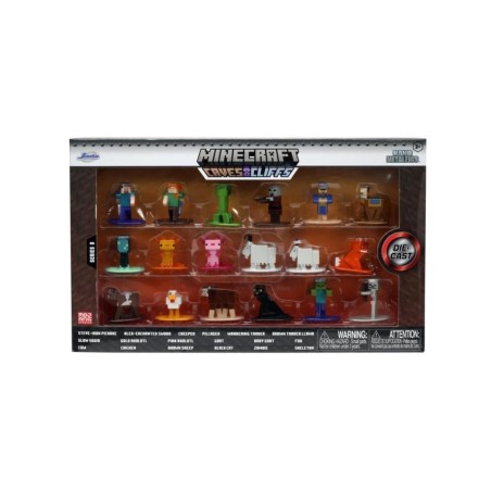 MINECRAFT - Multi Pack de Nano Figurines 4cm - 18pc - Wave 8 