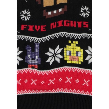FIVE NIGHTS AT FREEDY'S - Happy Holidays - Pull de Noël (XS) 