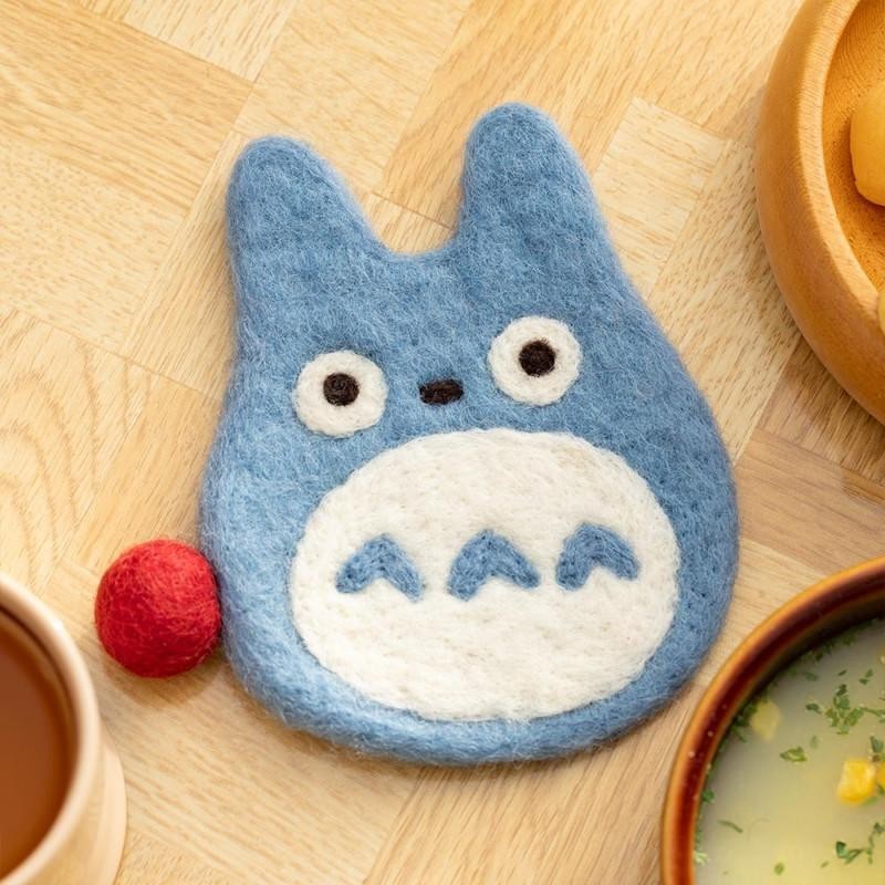 MY NEIGHBOR TOTORO - Blue Totoro - Handmade Coasters 12.5x10x0.8cm 