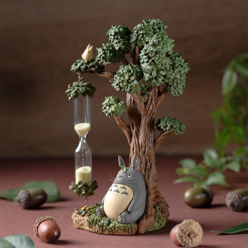 MON VOISIN TOTORO - Camphrier & Totoro - Diorama Sablier 16cm 