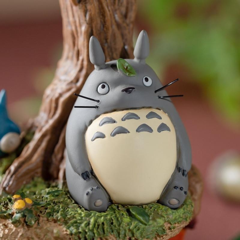 MON VOISIN TOTORO - Camphrier & Totoro - Diorama Sablier 16cm 