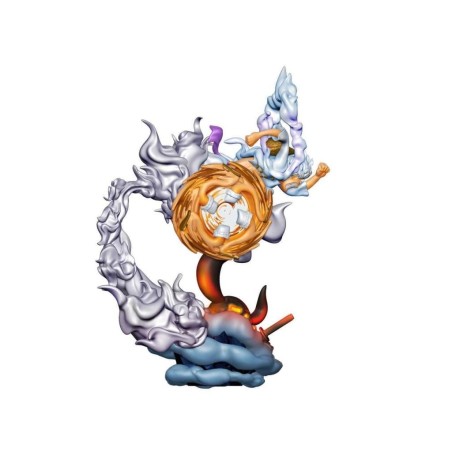 ONE PIECE - Logbox Re Birth Gear 5 - Set 4 Statuettes Petitrama 9cm 