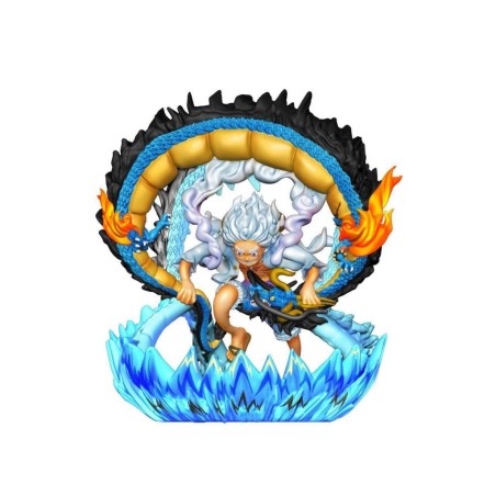 ONE PIECE - Logbox Re Birth Gear 5 - Set 4 Statuettes Petitrama 9cm 