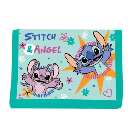 STITCH & ANGEL - Set Portefeuille + Porte-Clés - 2 Pc. 
