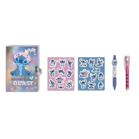 STITCH - Gift Box Diary with lock + accessories 