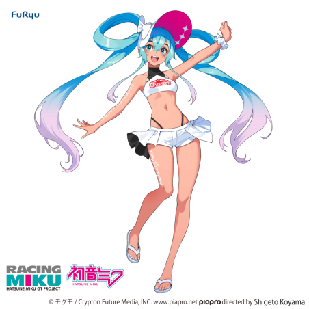HATSUNE MIKU - Racing Miku 2024 Summer - Statuette Trio-Try-It 21cm 