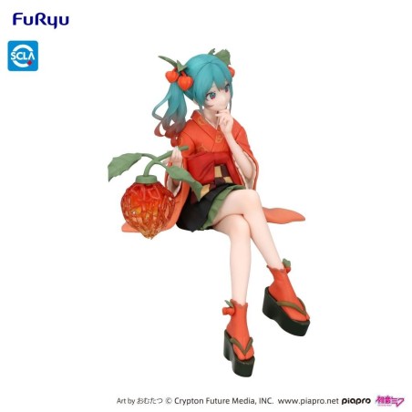 HATSUNE MIKU - Flower Fairy Winter - Statuette Noodle Stopper 15cm 